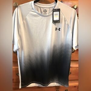 Under Armour Men's Gray and Black Gradient Shirt